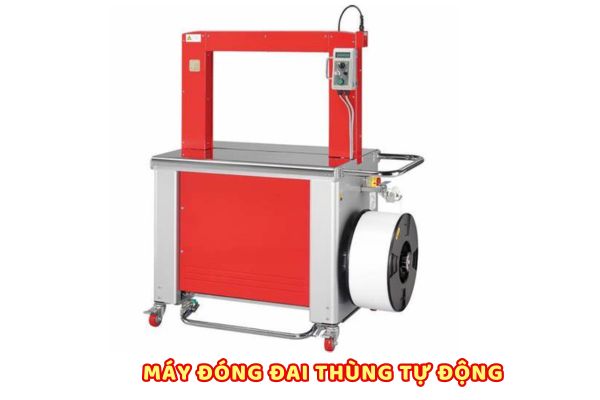 Cấu tạo máy đóng đai thùng tự động