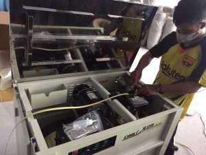 Cấu trúc máy đóng đai thùng