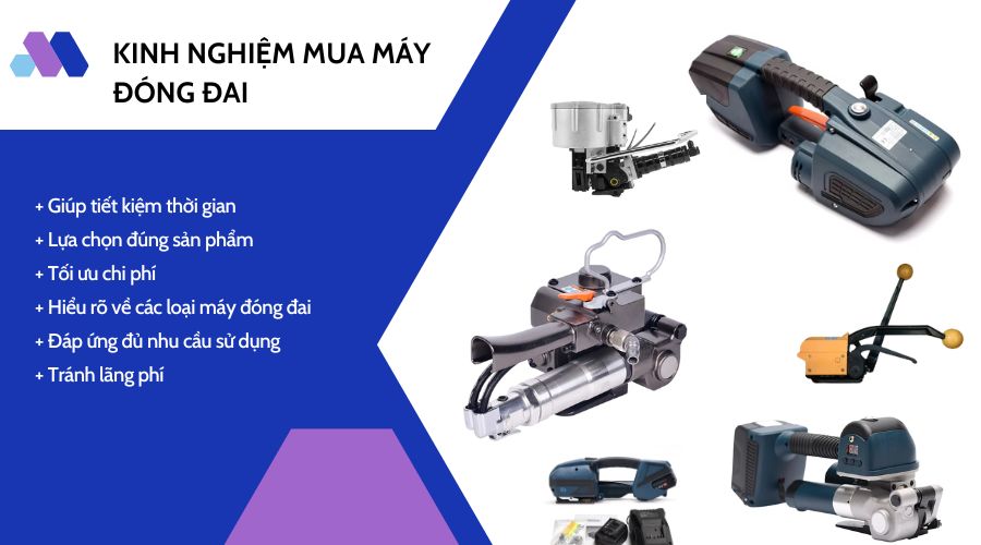Kinh nghiệm mua máy đóng đai thực tế